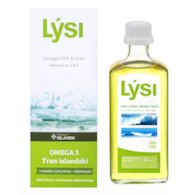 LYSI Tran islandzki o smaku cytrynowo-miętowym 240ml