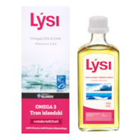 LYSI Tran islandzki o smaku tutti frutti 240ml