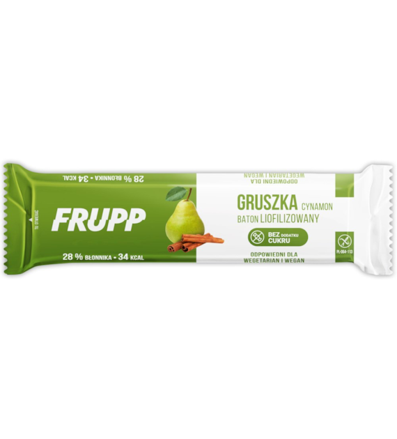 Baton liofilizowany FRUPP gruszka-cynamon bezglutenowy 10g CELIKO