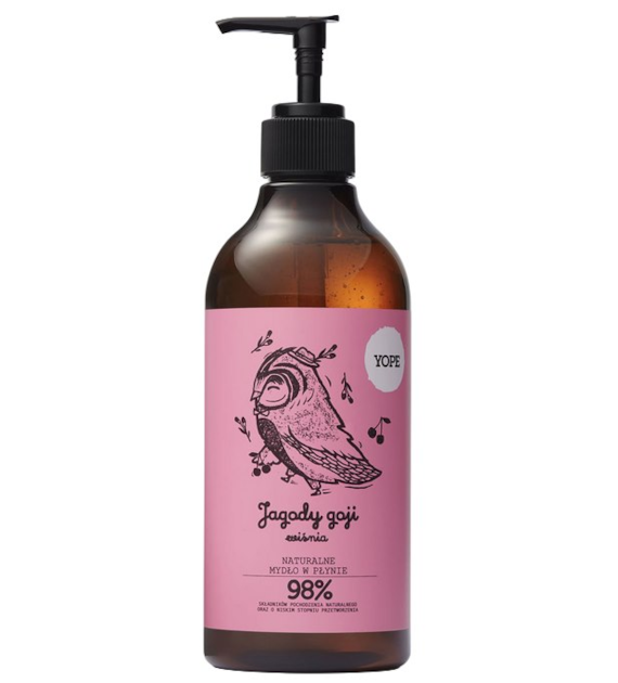 YOPE Mydło w płynie Jagody goji i wiśnia 500ml