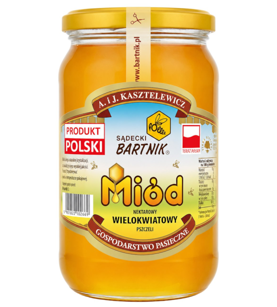 BARTNIK Miód wielokwiatowy 1,2 kg