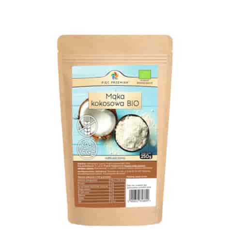 PIĘĆ PRZEMIAN Mąka kokosowa bezglutenowa BIO 250g