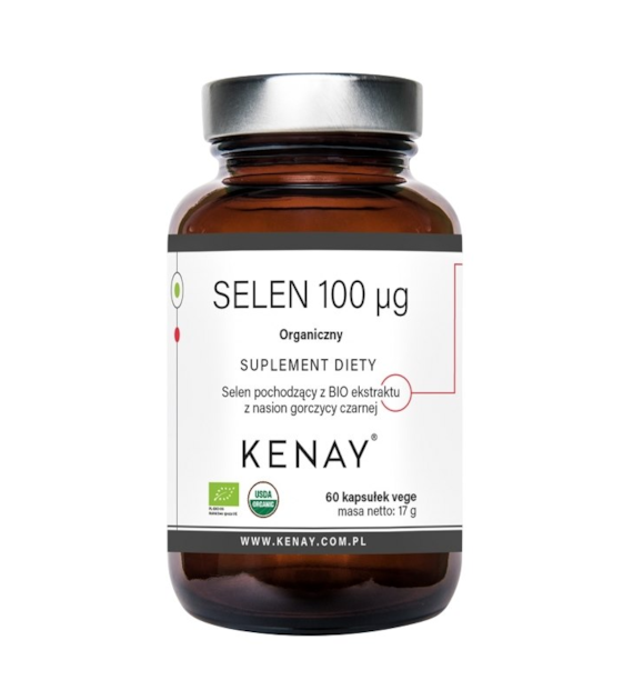 KENAY Selen organiczny BIO 100mcg, 60kaps.