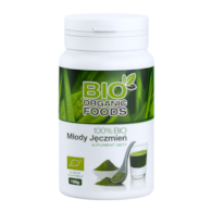 100% BIO Młody jęczmień 150g (sproszkowany sok) BIO ORGANIC FOODS
