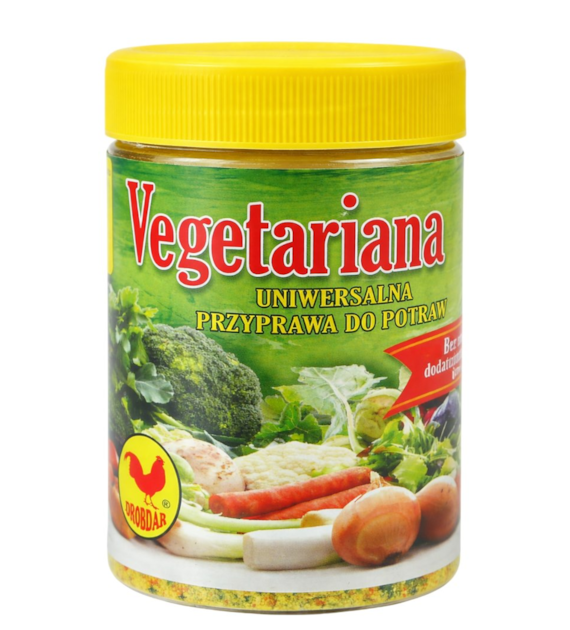 Przyprawa do potraw uniwersalna VEGETARIANA 250g DROBDAR