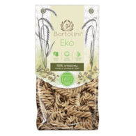 BARTOLINI Makaron orkiszowy pełnoziarnisty świderek nr 2 BIO 250g