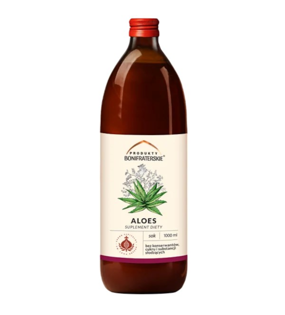 Sok z Aloesu 1000ml PRODUKTY BONIFRATERSKIE