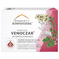 Venoczar 60 tabl. powlekanych PRODUKTY BONIFRATERSKIE