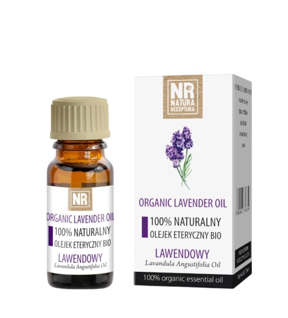 Olejek eteryczny naturalny EKO Lawendowy 10ml NATURA RECEPTURA