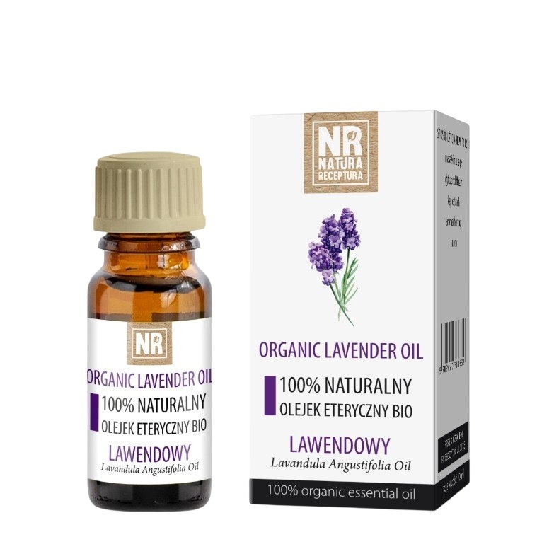 Olejek eteryczny naturalny EKO Lawendowy 10ml NATURA RECEPTURA
