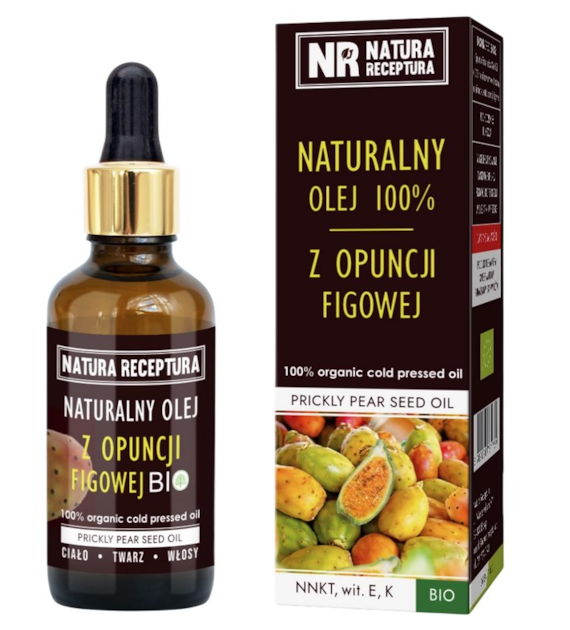 Olej z opuncji figowej 100% naturalny 50ml NATURA RECEPTURA