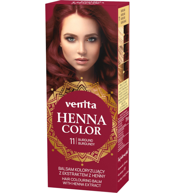 VENITA henna tuba nr 11 burgund 75ml - balsam koloryzujący