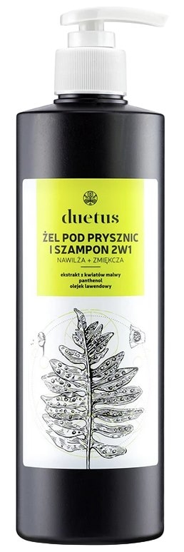 DUETUS Żel pod prysznic i szampon 2w1 500ml