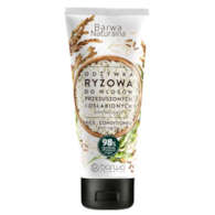 Odżywka ryżowa w tubie do włosów przesuszonych i osłabionych 200ml BARWA NATURALNA