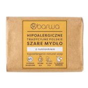 Mydło tradycyjne polskie szare z ekstraktem z rumianku w kostce 100g BARWA