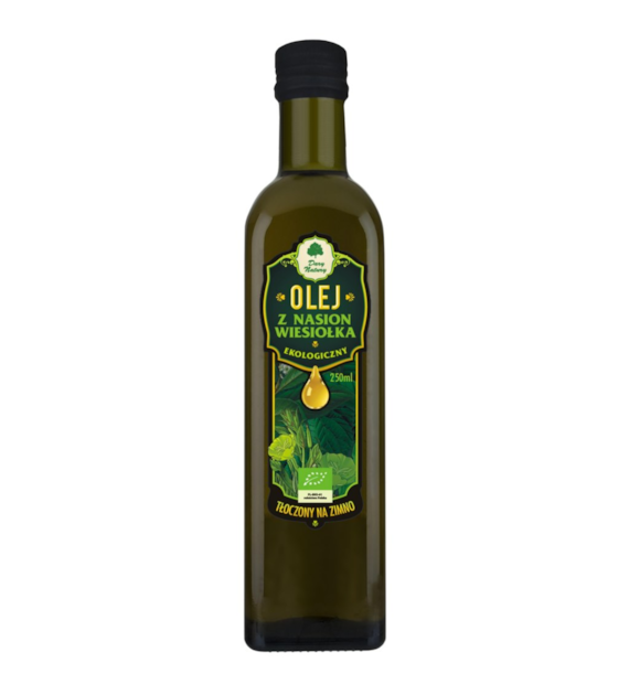 Olej z nasion wiesiołka tłoczony na zimno BIO 250ml DARY NATURY