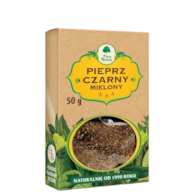 Pieprz czarny mielony 50g DARY NATURY