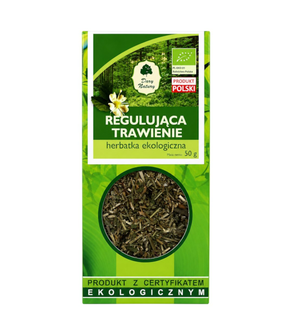 Herbatka Regulująca trawienie BIO 50g DARY NATURY
