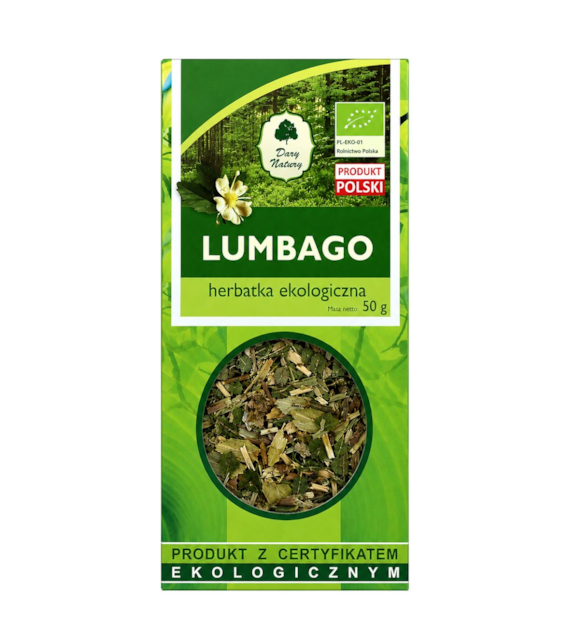 Herbatka Przeciwreumatyczna Lumbago BIO 50g DARY NATURY