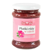 Płatki róży w cukrze 320g POLSKA RÓŻA