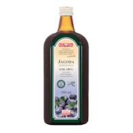 JAGODA sok 100% 500ml bez dodatku cukru POLSKA RÓŻA