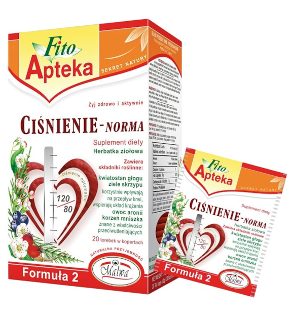 F2 Ciśnienie-norma herbatka 20*2g MALWA