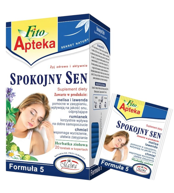 F5 Spokojny sen herbatka 20*2g MALWA