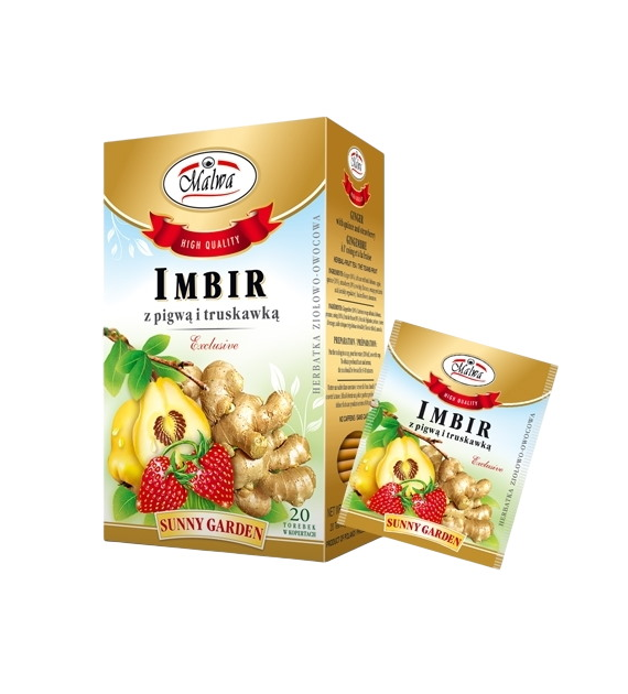 Herbatka Imbir + pigwa + trusk. 20*2g MALWA