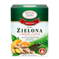 Herbata zielona z imbirem i cytryną 100g MALWA
