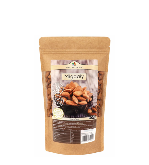 PIĘĆ PRZEMIAN Migdały 150g