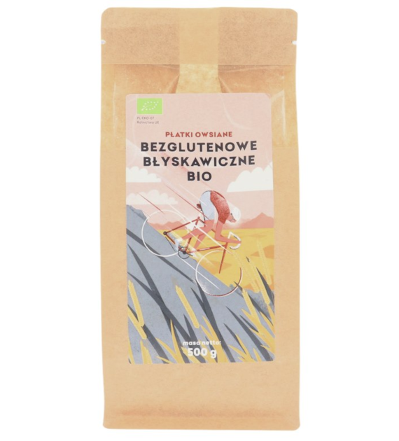 PIĘĆ PRZEMIAN Płatki owsiane bezglutenowe błyskawiczne BIO 500g