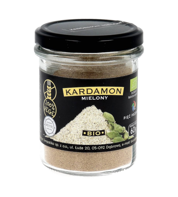 PIĘĆ PRZEMIAN Kardamon mielony bezglutenowy BIO 60g