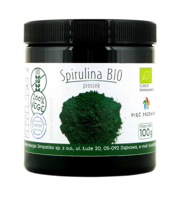PIĘĆ PRZEMIAN Spirulina BIO proszek 100g
