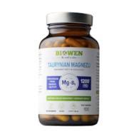 BIOWEN Taurynian magnezu 1200 mg z witaminą B6 (P-5-P) 100 kapsułek