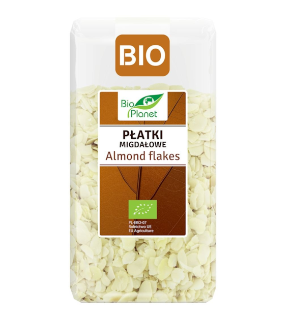 BIO PLANET Migdały cięte (płatki migdałowe) BIO 300g