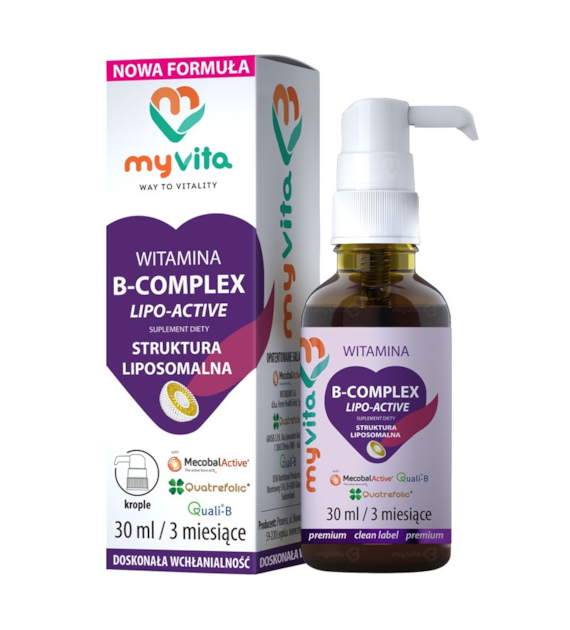 MyVita Witamina B-Complex Lipo-Active - krople 30ml