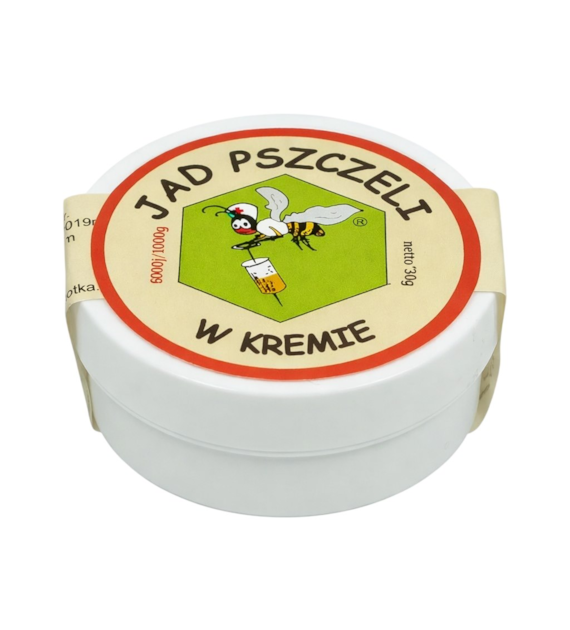 Jad pszczeli w kremie (czerwony) 30g 1000j/1000g