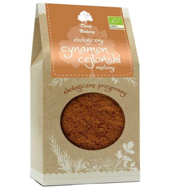 Cynamon Cejloński mielony BIO 200g DARY NATURY
