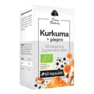 Kurkuma + pieprz 60kaps. Ekologiczny Suplement diety DARY NATURY