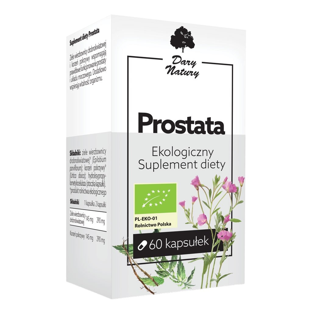 Prostata 60kaps. Ekologiczny Suplement diety DARY NATURY