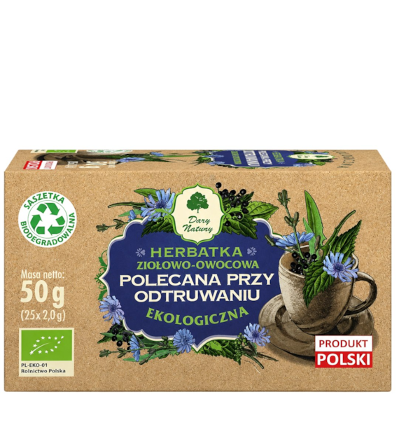 Herbatka Polecana przy Odtruwaniu fix BIO 25*2g DARY NATURY