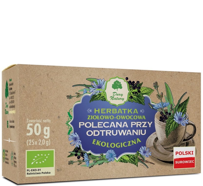 Herbatka Polecana przy Odtruwaniu fix BIO 25*2g DARY NATURY