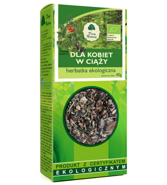 Herbatka Dla kobiet w ciąży BIO 40g DARY NATURY