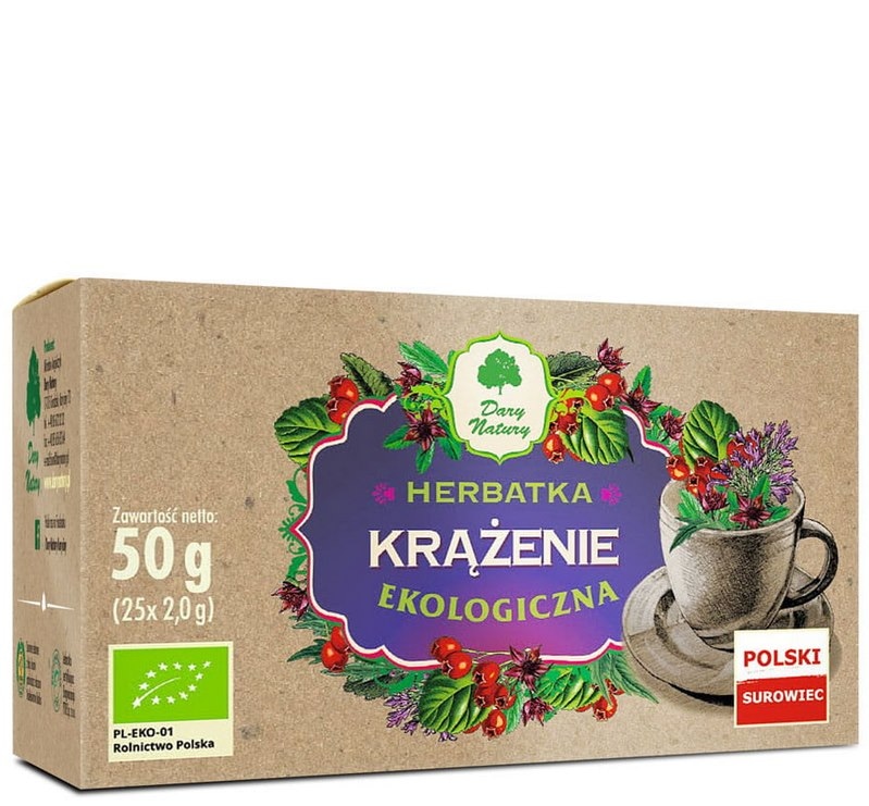Herbatka Krążenie fix BIO 25*2g DARY NATURY