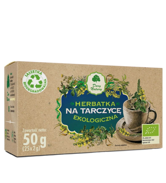 Herbatka Na Tarczycę fix BIO 25*2g DARY NATURY