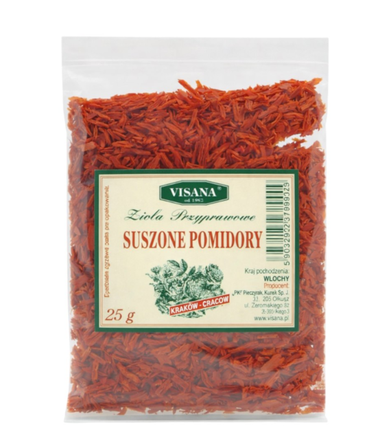 Suszone pomidory 25g VISANA