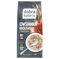 DOBRA KALORIA Owsianka królewska z jabłkami 320g KUBARA
