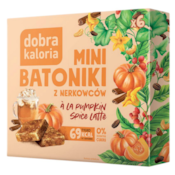 DOBRA KALORIA Mini batoniki a'la pumpkin spice latte z nerkowców (6x17g) KUBARA
