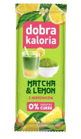 DOBRA KALORIA Baton Matcha & Lemon z nerkowców 35g KUBARA