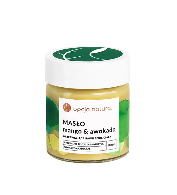 Masło do ciała mango i awokado 120ml OPCJA NATURA